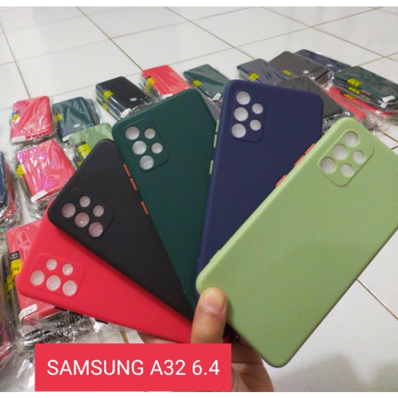 SAMSUNG A32 6.4 Case Softcase Silicon Macaron Casing Samsung A32 6.4