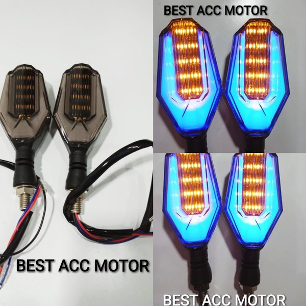 PDR LAMPU SEN PLUS SENJA BIRU UNIVERSAL SEMUA MOTOR - AKSESORIS MOTOR