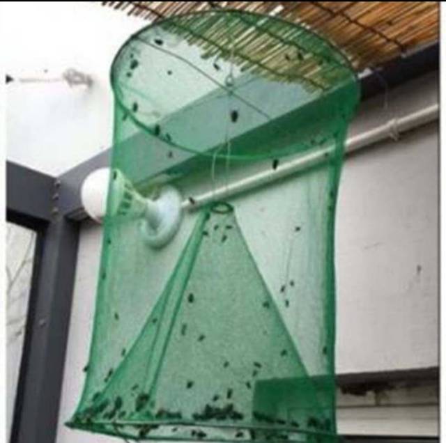 PERANGKAP LALAT JARING JEBAKAN LALAT NYAMUK MOSQUITO FLY CATCHING TRAP ALAT BERKEBUN MURAH TERLARIS