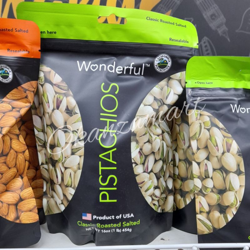 

Wonderful Classic Roasted Pistachios 454gr