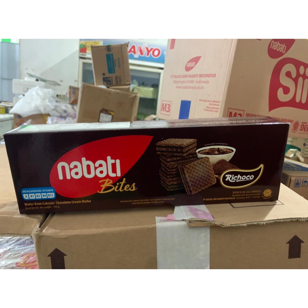 Nabati Wafer Krim Cokelat 168 G