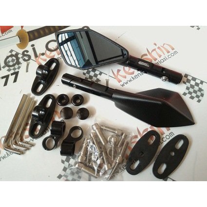 Spion Aluminium CnC Mdl. Tomok-2 MURAH - NMAX AEROX 155 VARIO 125 150 BEAT Scoopy Fino Mio Soul GT