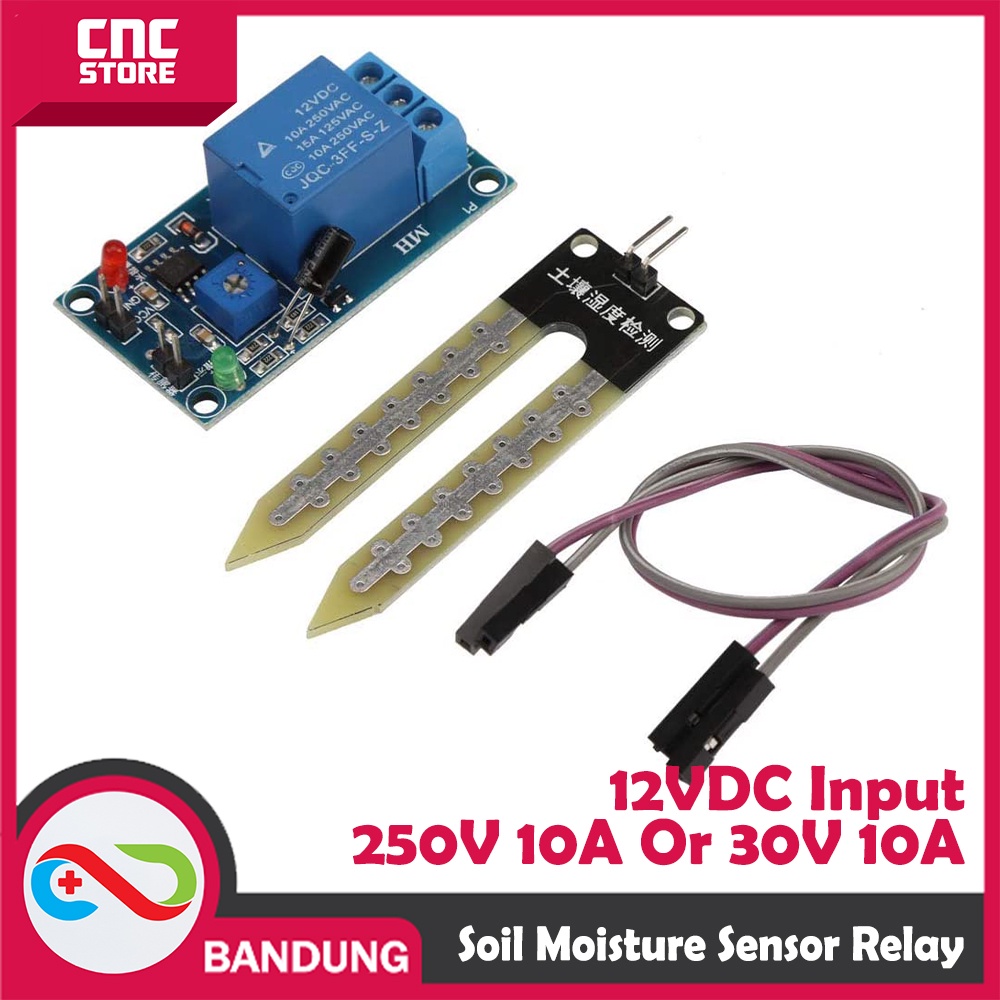 SOIL MOISTURE SENSOR RELAY CONTROL MODULE 12V