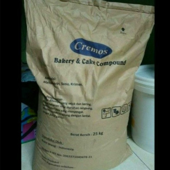 

Susu Bubuk Cremos Kremos Bakery & Cake Compound repck 250 gr / gram
