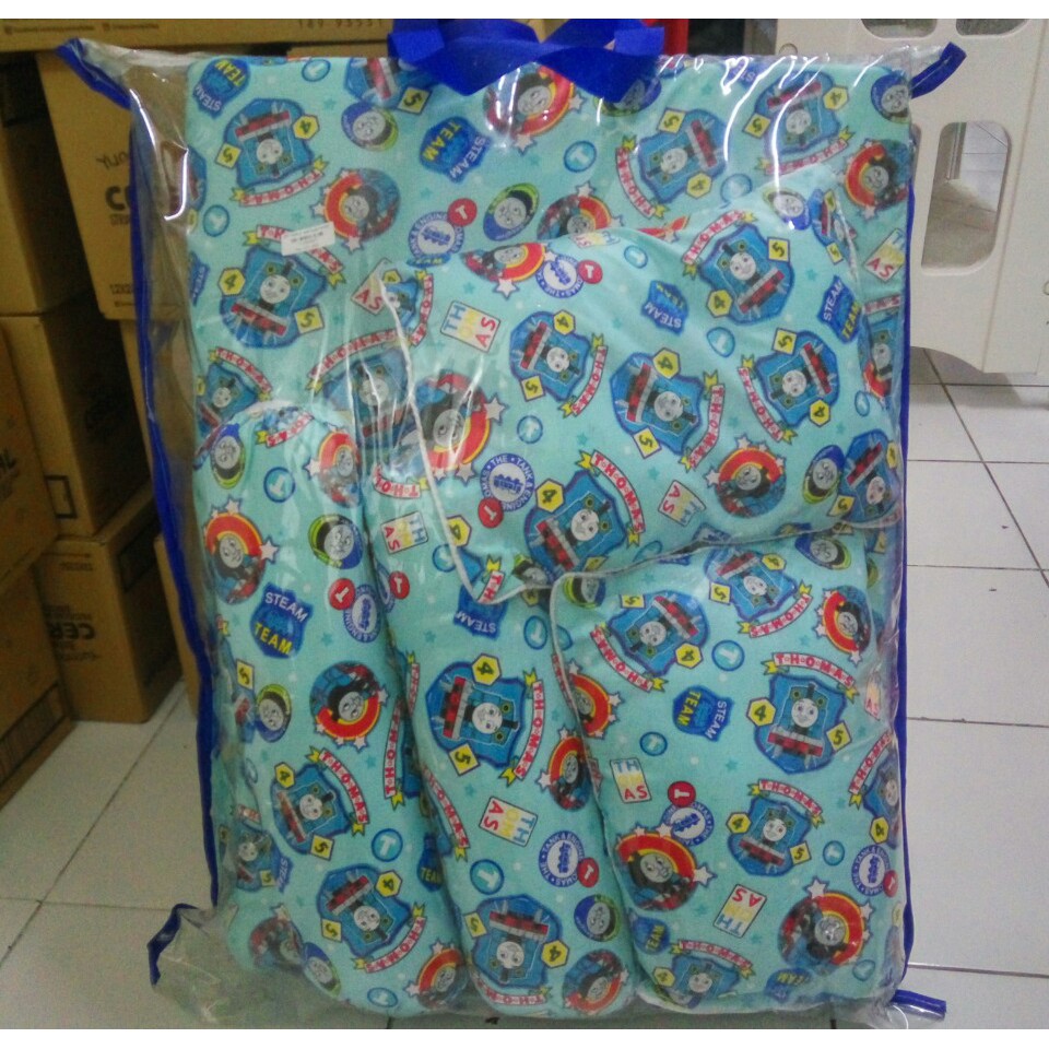 kasur lipat bantal guling set baby
