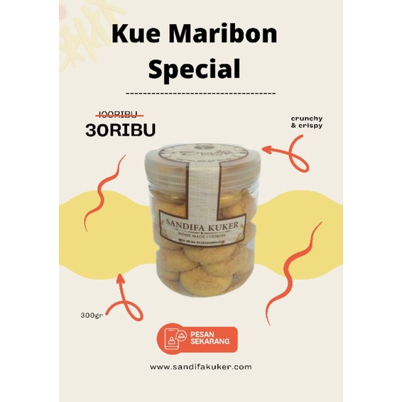 

Kue Maribon special