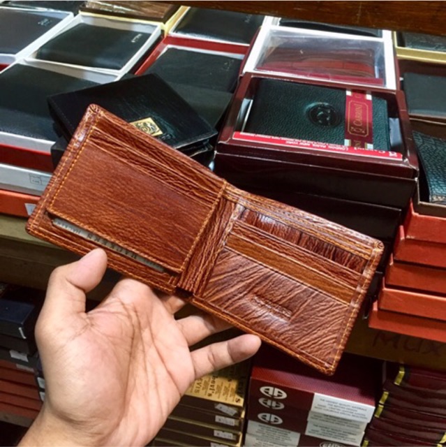 dompet keren untuk pria bahan kulit asli berkualitas model lipat dua horizontal #dompet #dompetpria #dompetcowok #dompetkulit #domoetbagus