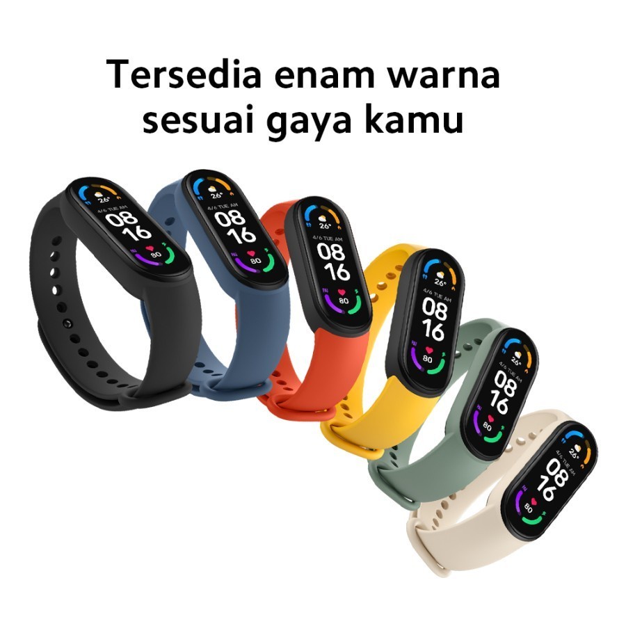 Xiaomi Mi Smart Band 6 Layar 1,56 Amoled Smartwatch