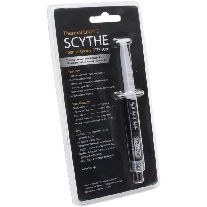 SCYTHE Thermal ELIXER 2 SCTE-2000 Thermal Compound Paste | Pasta Termal Thermal Paste Setara Noctua