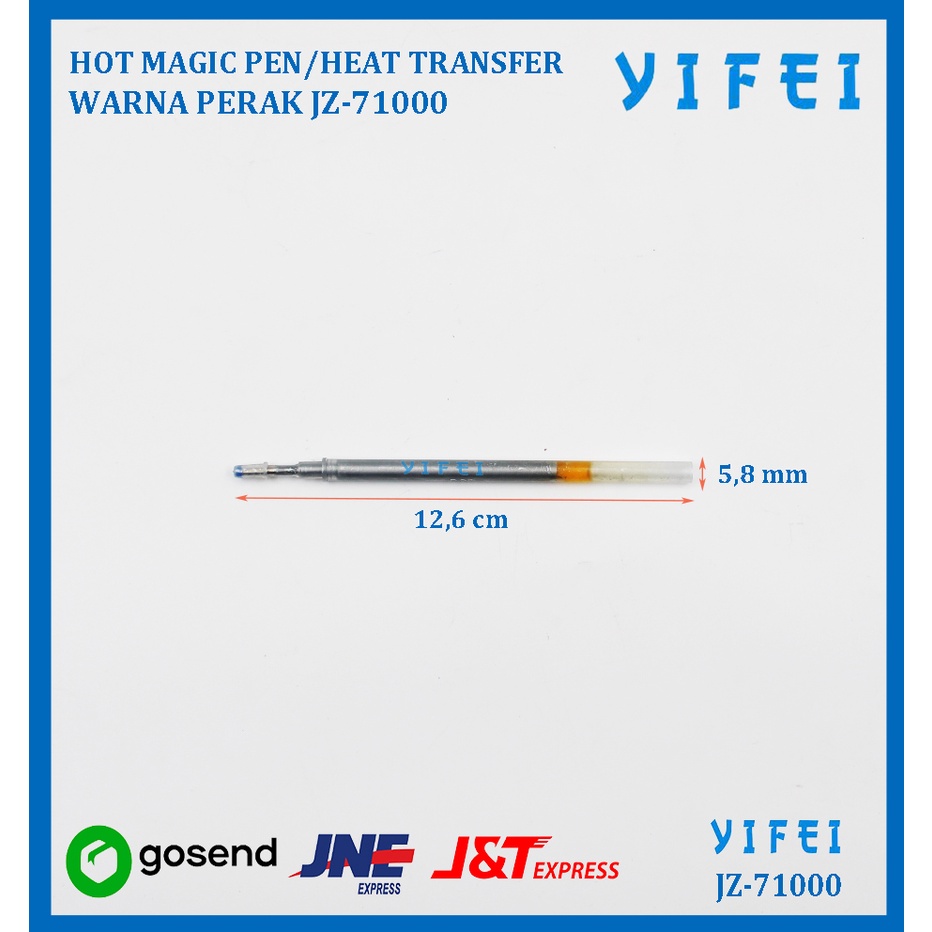 HOT MAGIC PEN / HEAT TRANSFER PEN WARNA PERAK YIFEI-71000