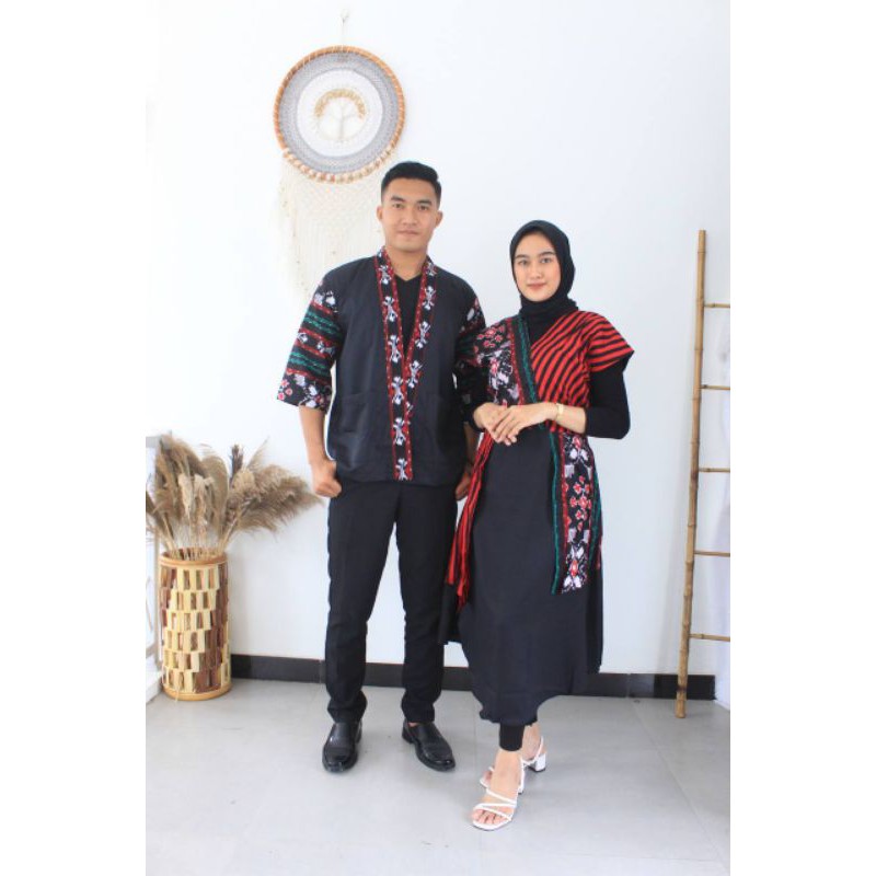 COUPLE BATIK DRESS BATIK SONGKET BATIK COUPLE KIMONO