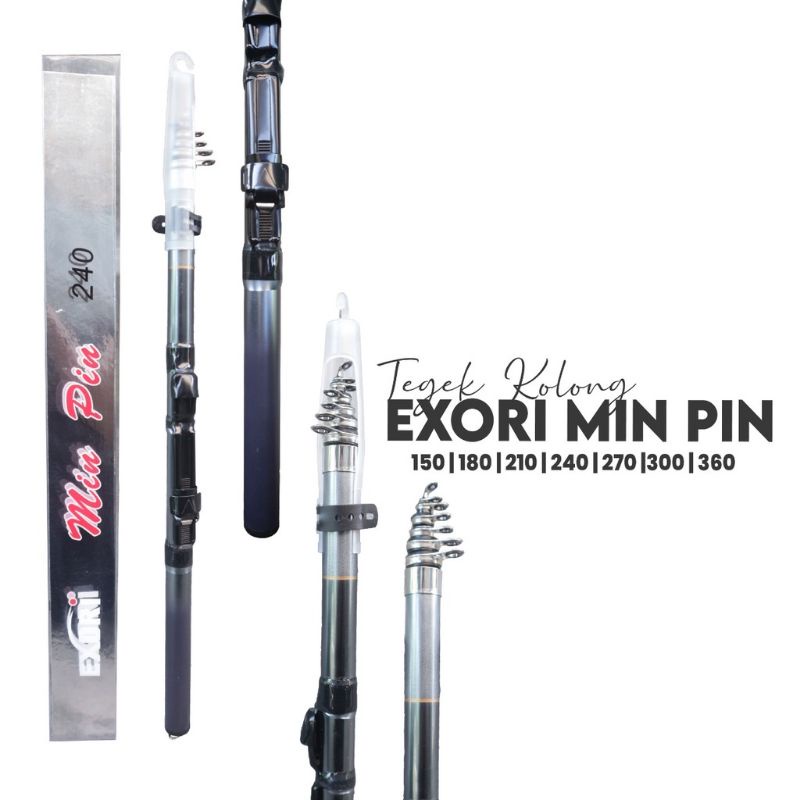 Joran udang exori Min Pin 150cm,180cm,210cm,240cm