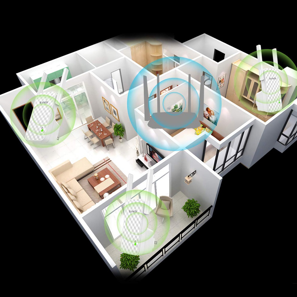 TENDA A9 WIFI EXTENDER 300MBPS