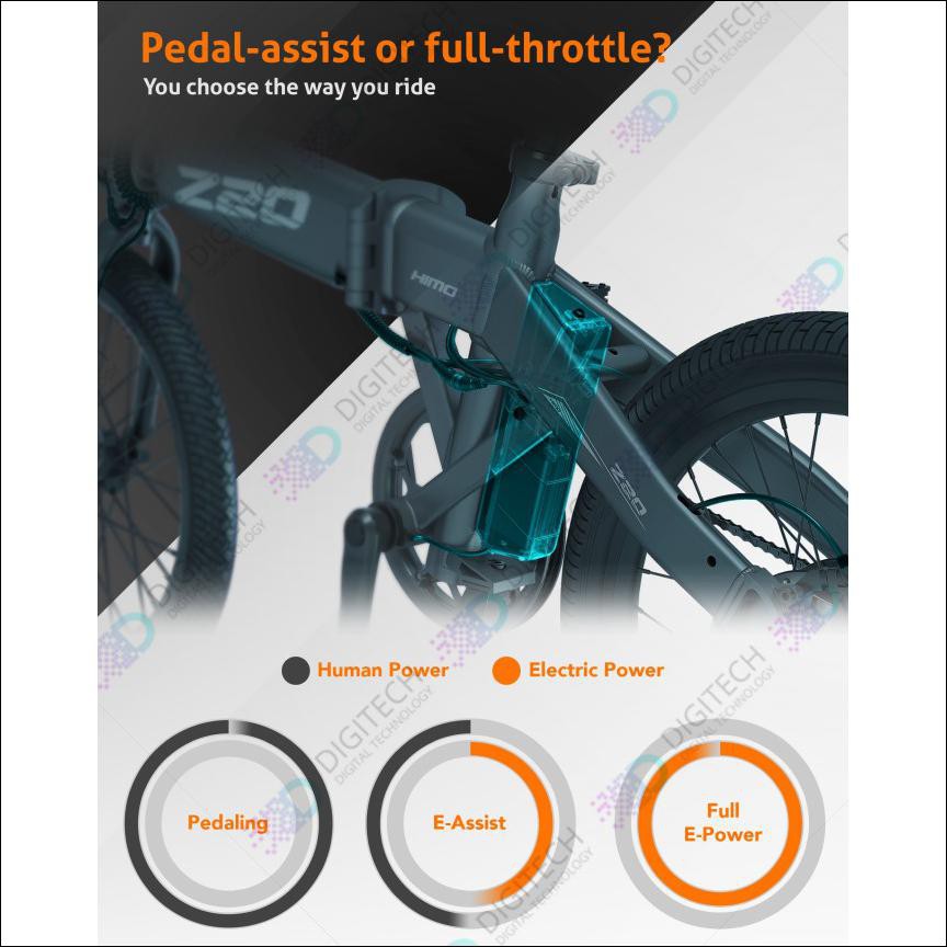 Sepeda Himo Z20 Sepeda Lipat Elektrik Smart Bicycle Foldable Himo 20