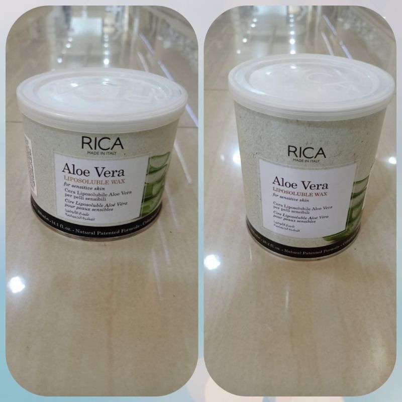 Rica Aloe Vera Liposoluble Wax 800gr/400gr lem waxing cabut bulu