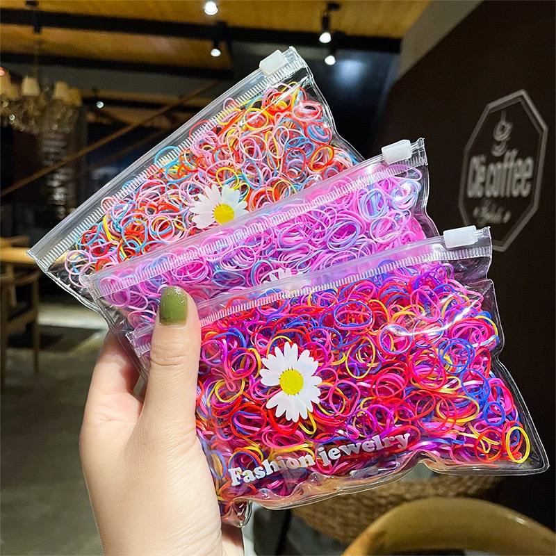 Ikat Rambut Karet Jepang Model Korea 500pcs Free Pouch ED500