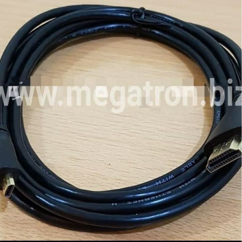 Kabel Micro HDMI to HDMI 5 meter - Cocok untuk Camera / Camcorder
