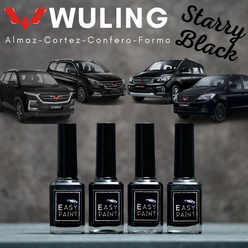 Cat Oles Penghilang Baret Mobil - Starry Black - Wuling Almaz, Cortez, Confero, Formo