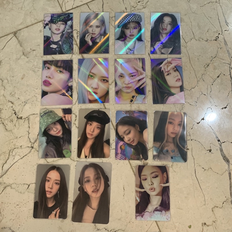 blackpink withdrama wd holo the album hylt how you like that jisoo bucket ktown4u ktown beret anting