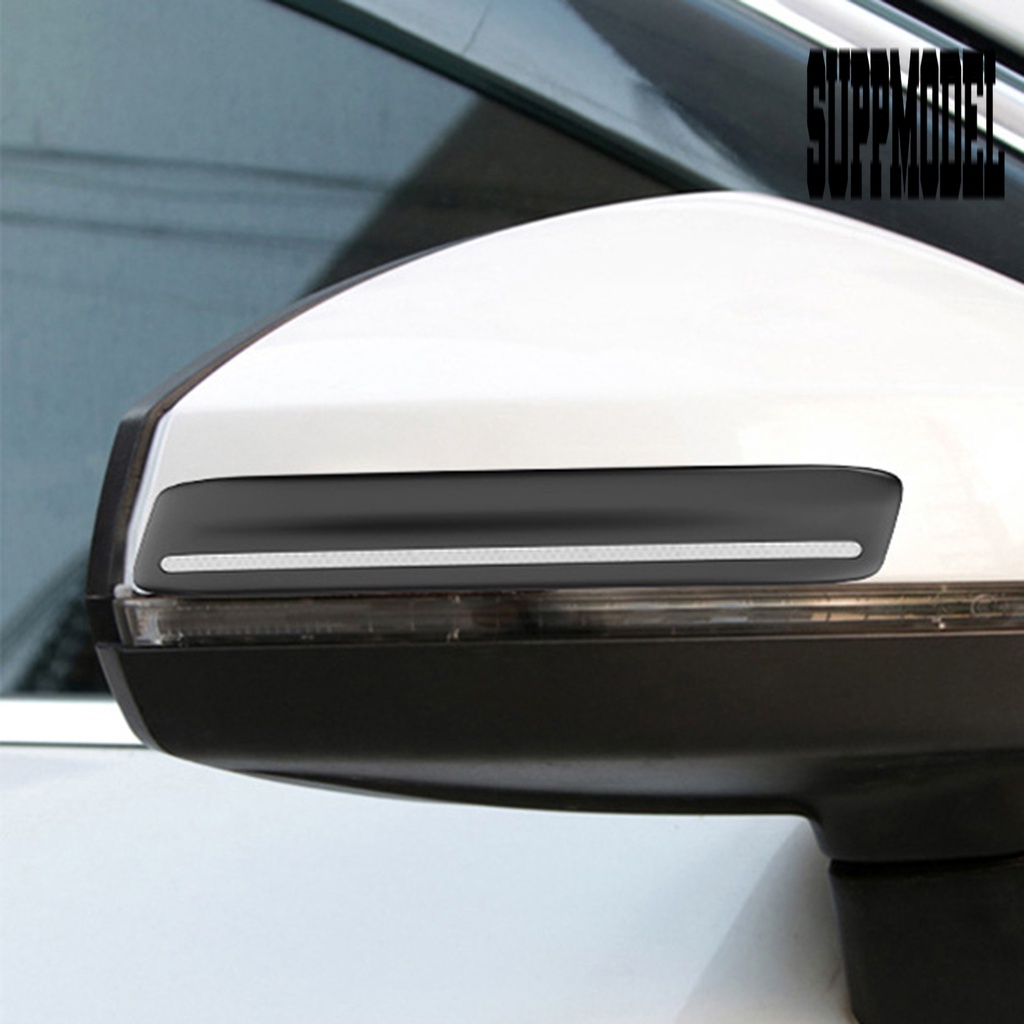 4pcs / Set Stiker Strip Pelindung Kaca Spion Mobil Universal Anti Tabrakan / Gores