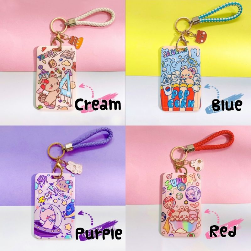 

GANTUNGAN KUNCI ID CARD NAME TAG KARTU AKSES KANTOR MRT BUSWAY KARTUN LUCU