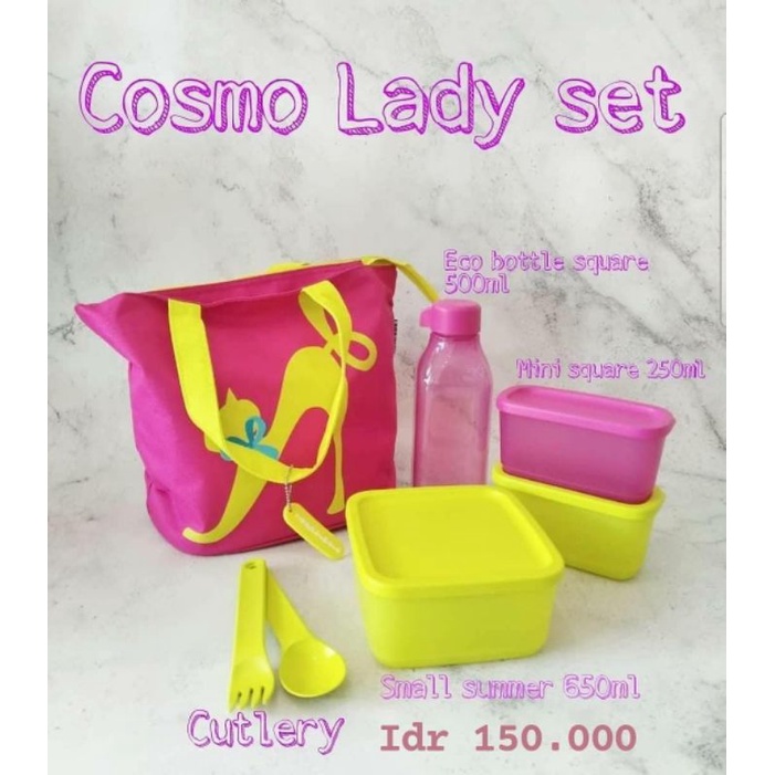 COSMO LADY SET TUPERWARE