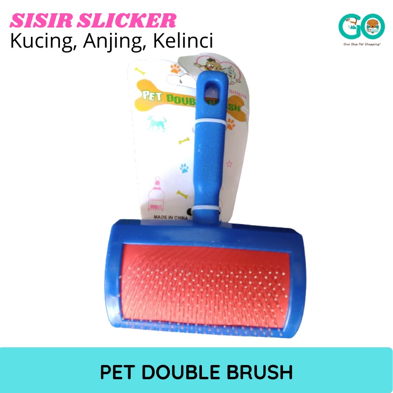 Pet Brush Double Sisir Kucing Anjing Rambut panjang Persia Poodle