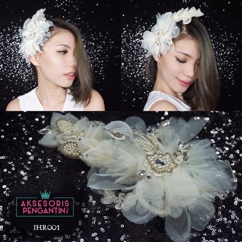 [PRODUK TERBATAS] TIARA PENGANTIN AKSESORIS RAMBUT HEADPIECE HAIRBAND JRH001