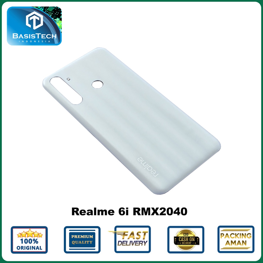 BACK COVER BACKDOOR CASING REALME 6i RMX2040 ORIGINAL QUALITY