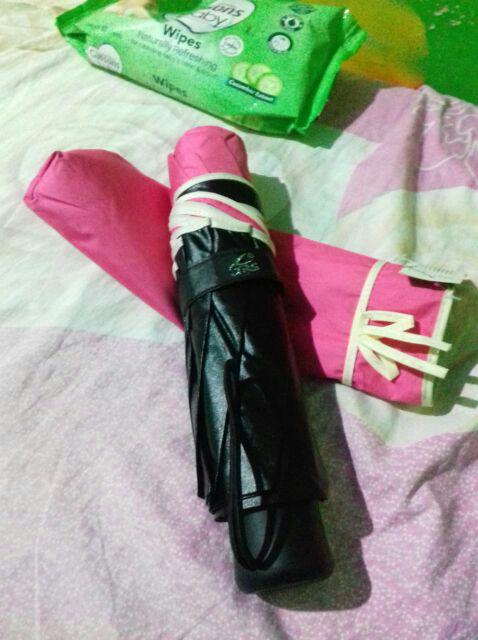 Jktumbrella / Payung Lipat 3 3d Hujan Lis Fancy Putih - 8136