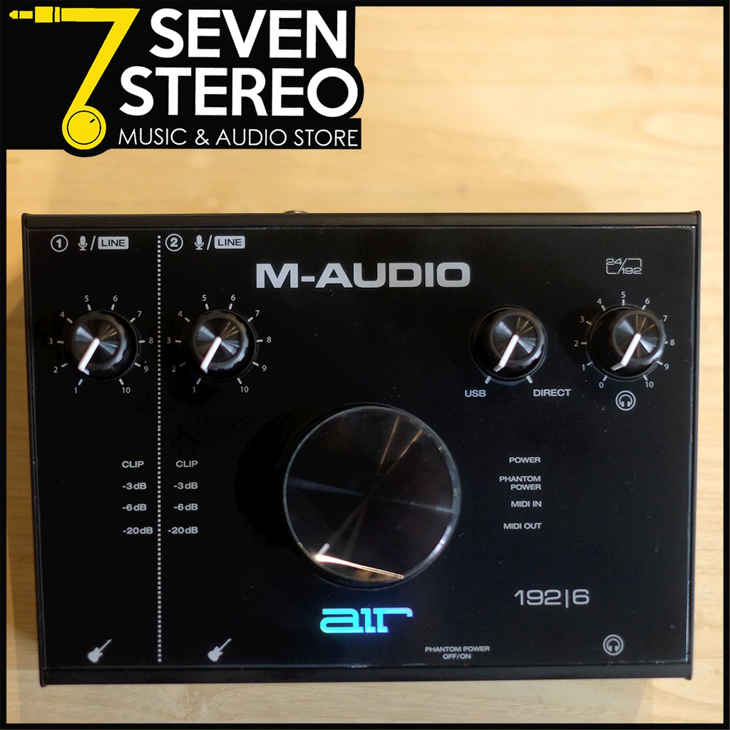 M-Audio AIR 192|6 192/6 USB Midi Audio Interface