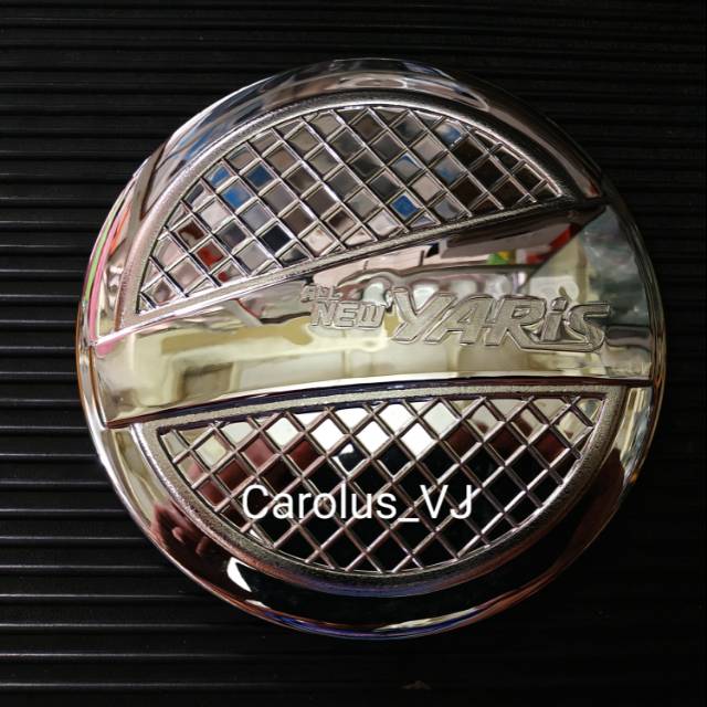 Tank cover all new yaris tutup bensin all new yaris cover tank crume yaris