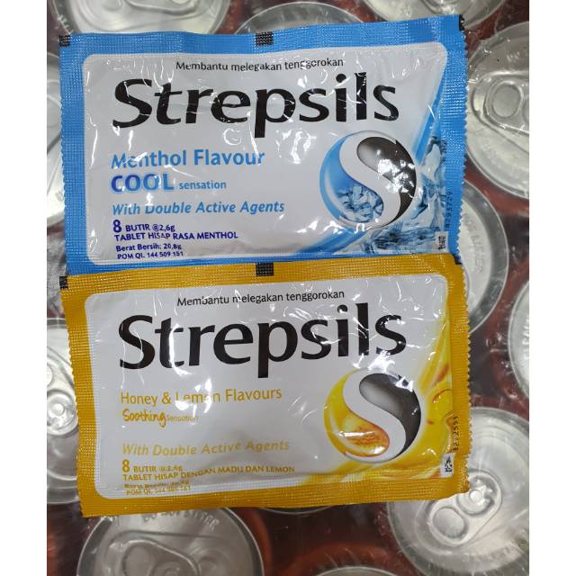 

Strepsils Tablet Hisap pelega tenggorokan 15.6gr