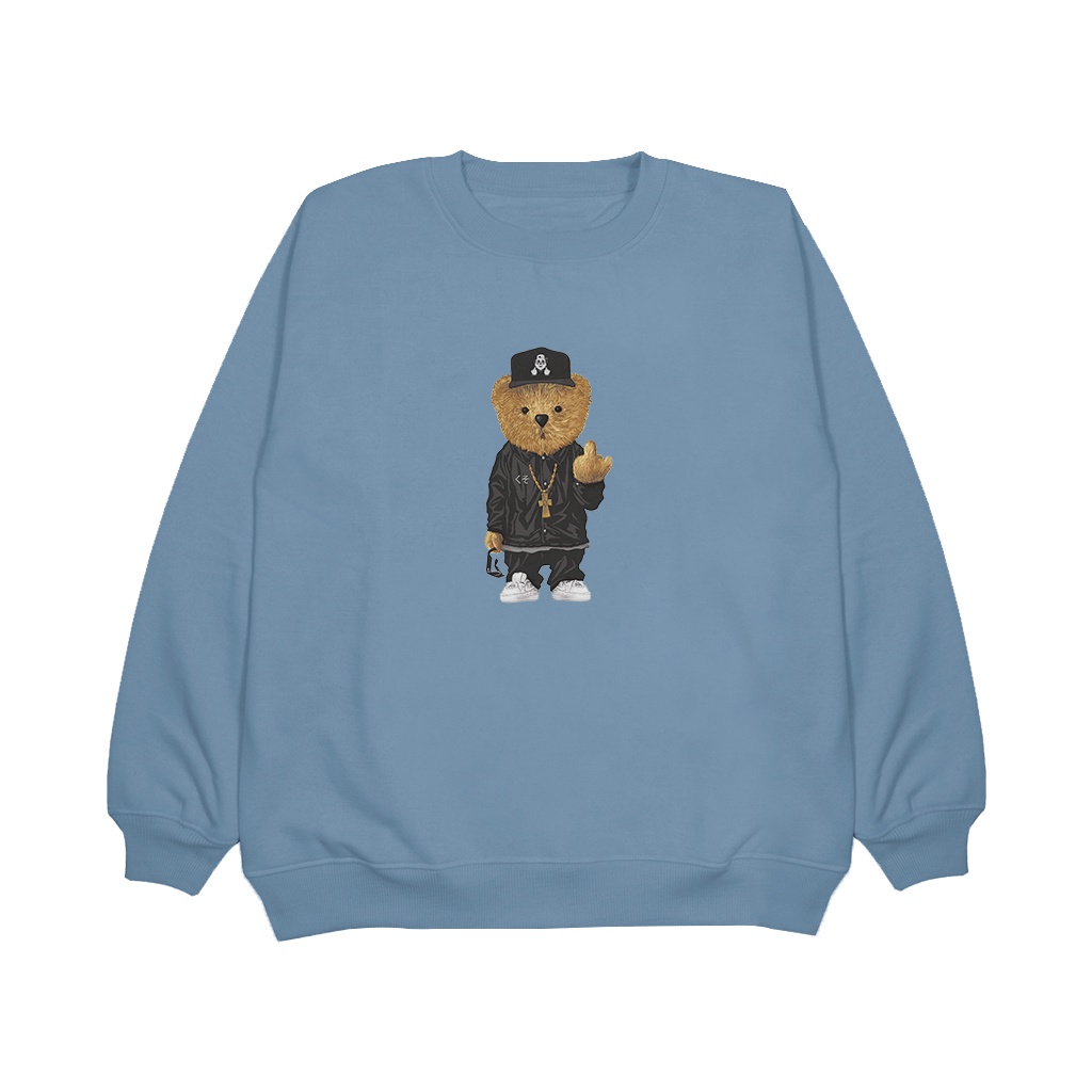 myagen - Sweater Crewneck Basic(BEAR-FCK) Oversize(UNISEX)