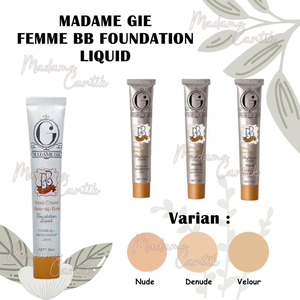 ✿ MADAME ✿ MADAME GIE FEMME BB FOUNDATION LIQUID / GIE FOUNDATION