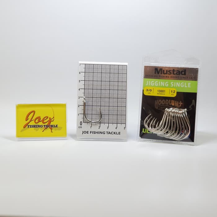 TERMURAH / Mustad 3/0 Jigging Single Hook 10881NP-DT Mata Kail Pancing Jig