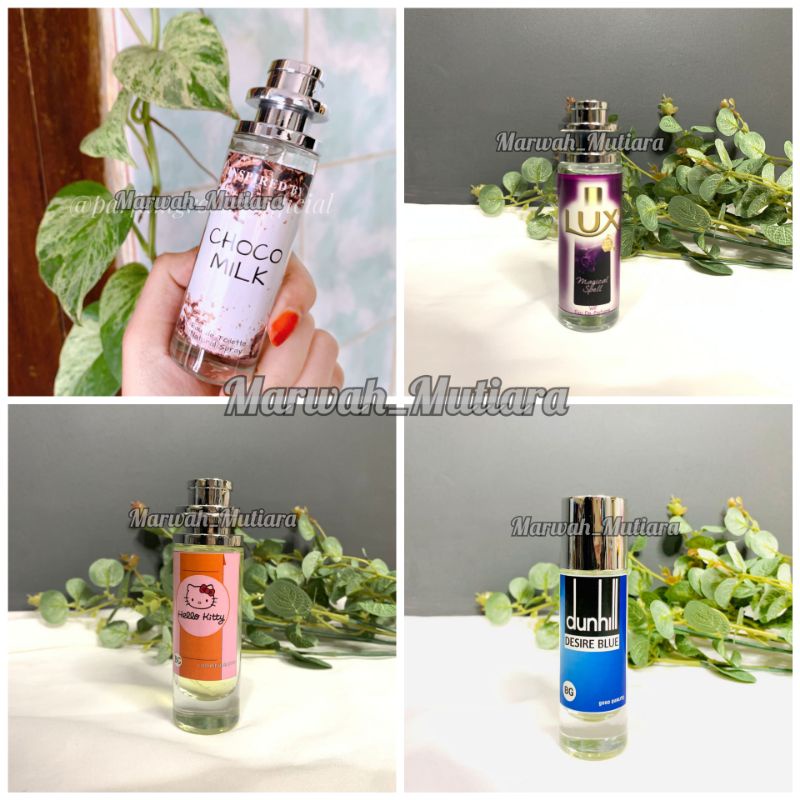 PARFUM MURAH THAILAND TERLARIS ( choco milk, Dunhill desire blue, hello kitty, lux )