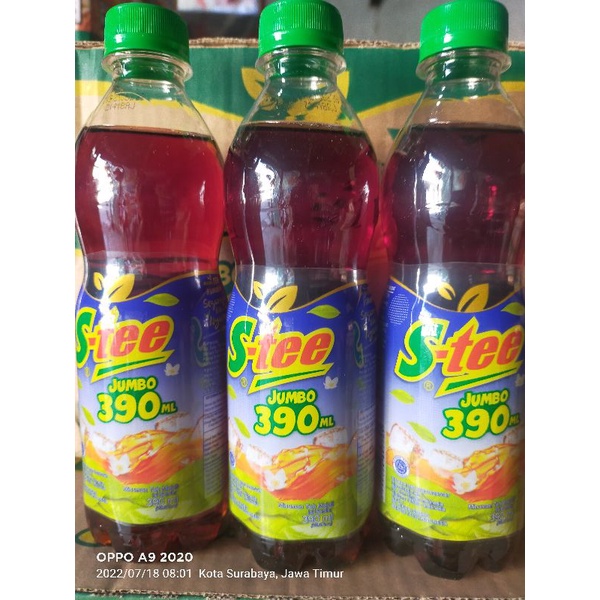 

s-tee jumbo 390 ml isi 12 botol