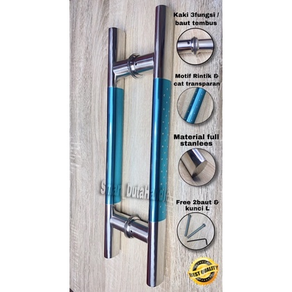 Tarikan pintu rumah / Handle pintu baut tembus / pegangan pintu rumah minimalis