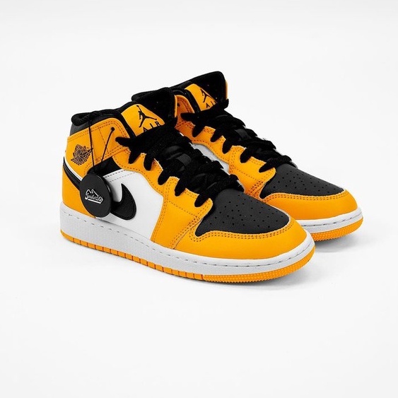 Air Jordan 1 Mid Yellow Taxi GS