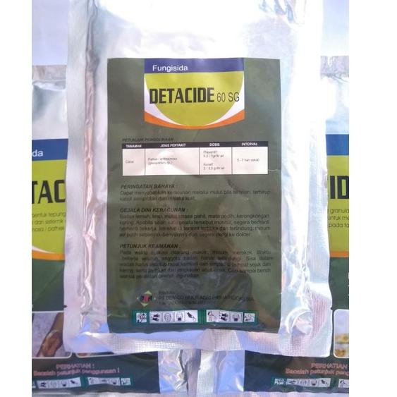 D7S DETACIDE 60SG 250gram fungisida kontak sistemik untuk pathek,obat patek antraknosa,busuk buah✣ (Harga Termurah)#sale ➫
