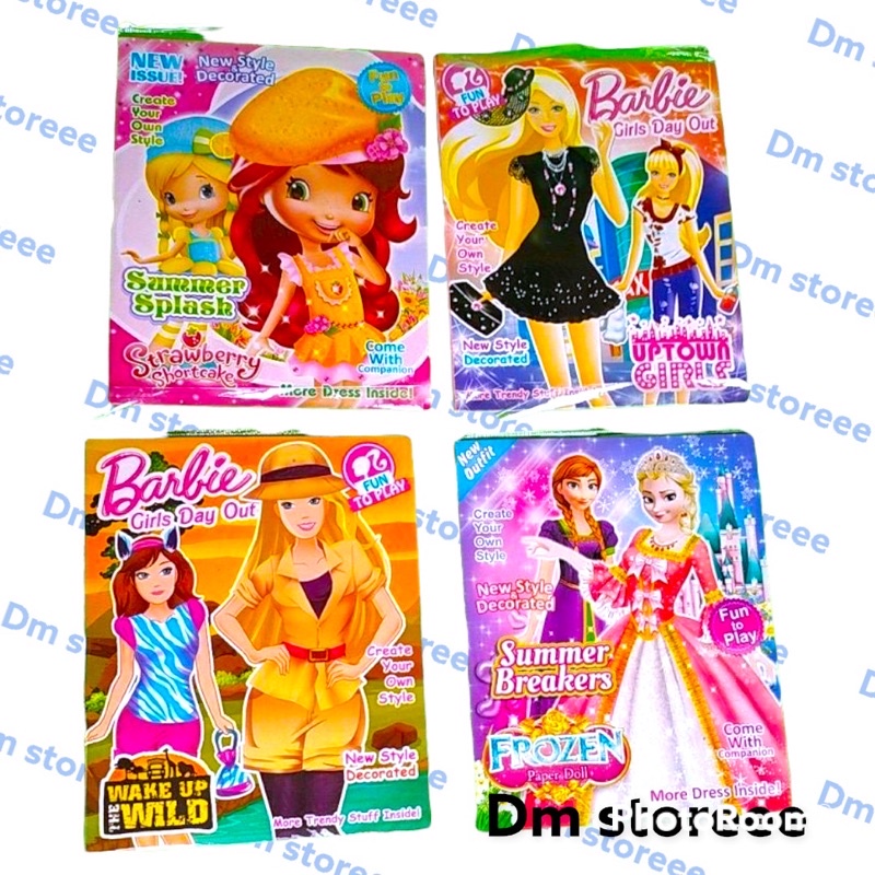 mainan baju bajuan bongkar pasang / mainan bp karakter / puzle / puzzle kertas / mainan anak murah