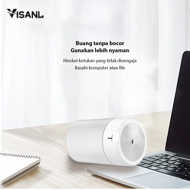 Portable Humidifier Diffuser Air Purifier Aromaterapi Difuser Pelembab dan Penjernih Udara Humidifer