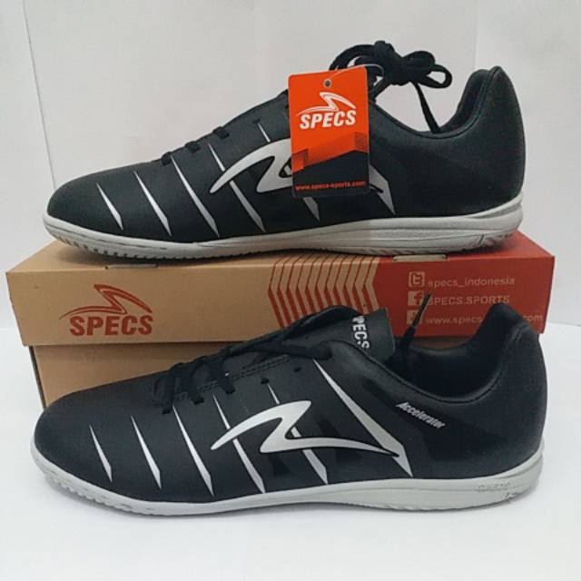 SEPATU FUTSAL ORIGINAL SPECS MOHAWK 19 IN BLACK SILVER 400899