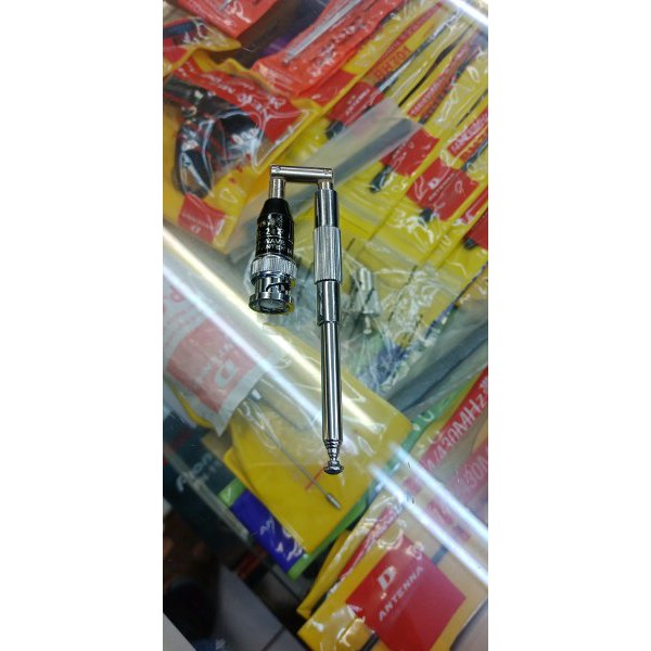 Unik ANTENA HT TEKUK model stik tekuk9 dual band TH  ICOM  ALINCO Diskon