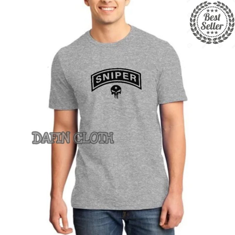 Tshirt Baju Kaos Pria Sniper Terbaru