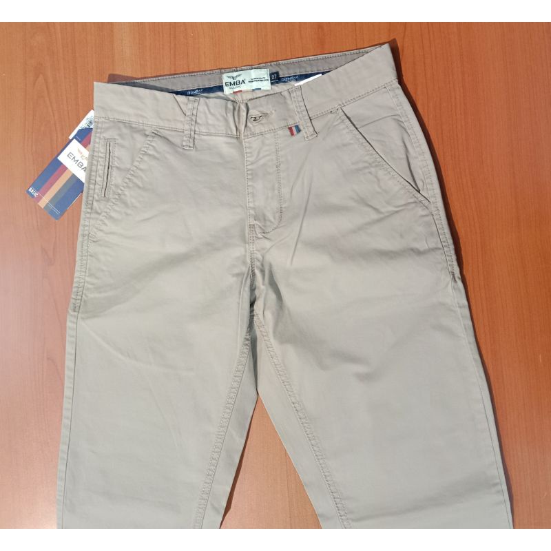 Emba Classic Celana Panjang Chinos Pria Officer Slim New / Ramayana Jatinegara