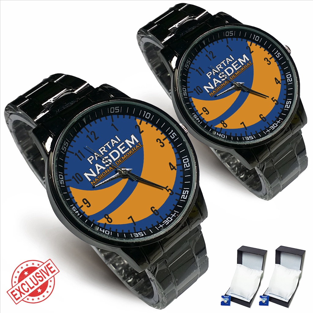 Jam Tangan Rantai Couple PARTAI NASDEM - 02 (Nice)