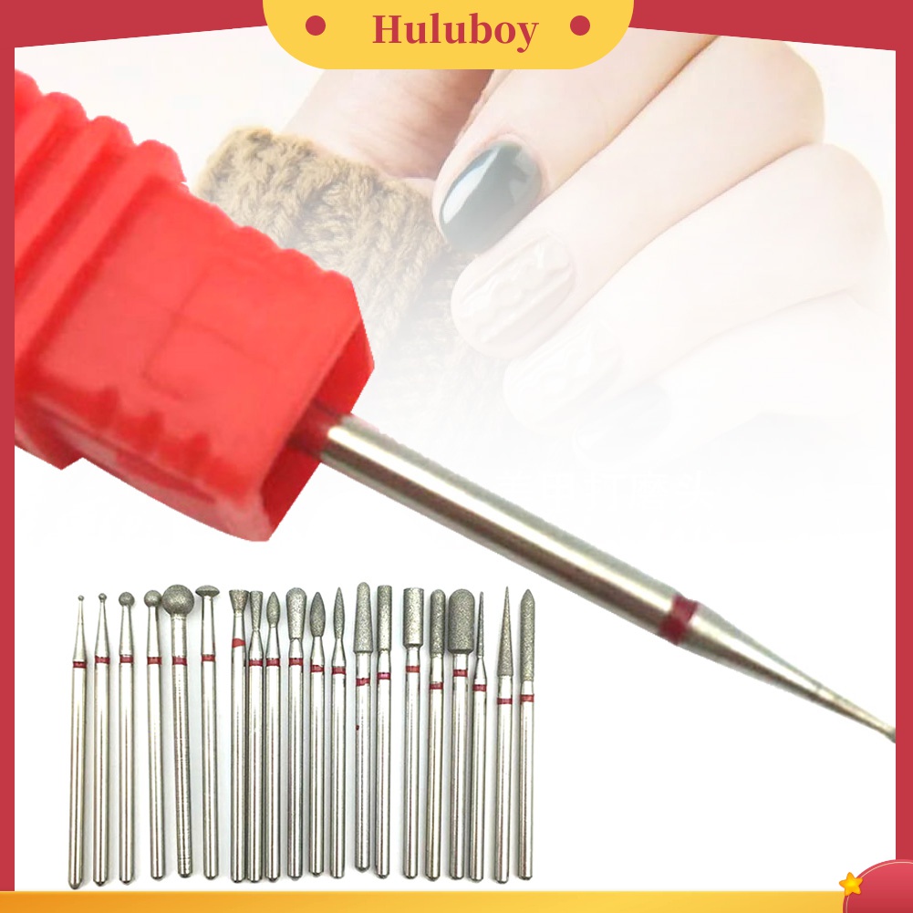 Huluboy Huluboy♡ Mata Bor Bahan Tungsten Steel Untuk Manicure / Pedicure