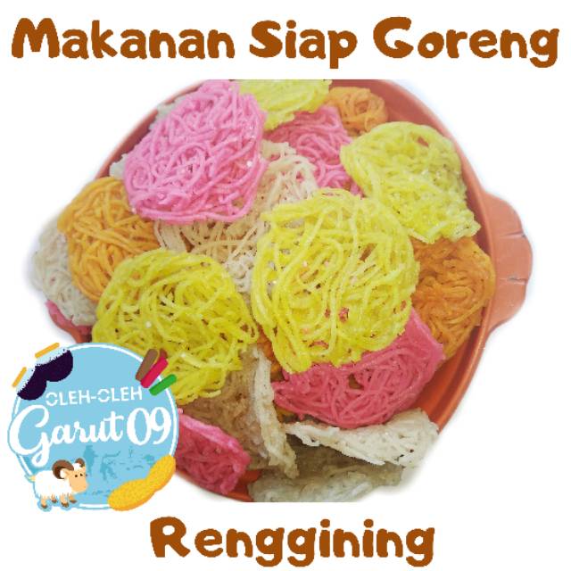 

Paket 500 gram Renggining Mentah Rengining Kerupuk Sunda Cemilan Unik Siap Goreng Oleh Oleh Garut